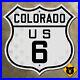 Colorado_US_Route_6_highway_marker_road_sign_Loveland_Pass_1926_16x16_01_iys