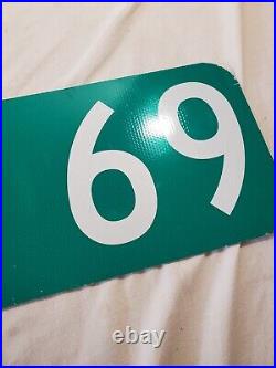 Colorado United States Mile Marker Milepost 69 Road Highway Sign 24x8 Reflective