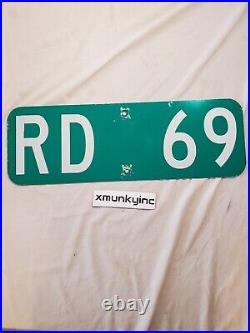 Colorado United States Mile Marker Milepost 69 Road Highway Sign 24x8 Reflective