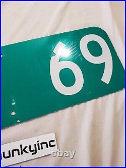 Colorado United States Mile Marker Milepost 69 Road Highway Sign 24x8 Reflective