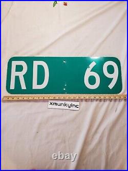 Colorado United States Mile Marker Milepost 69 Road Highway Sign 24x8 Reflective