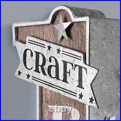 Craft Beer Reproduction Vintage Advertising Sign Battery Powered LED Lights, D