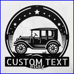 Custom Ancient Car Metal Sign Vintage Decor Wall Art Gift for Car Lovers Custom Ancient Car Metal Sign Vintage Decor Wall Art Gift for Car Lovers