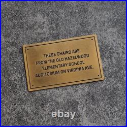 Custom Brass Nameplates, Vintage Brass Signs, Commemorative Plaques Outdoor Gift Custom Brass Nameplates, Vintage Brass Signs, Commemorative Plaques Outdoor Gift