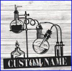 Custom Chemistry Teacher Metal Sign, Chemistry gift, Science Teacher Sign