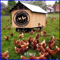 Custom Chicken Farm Metal Sign, Personalized Chicken Coop, Hen House Coop Sign