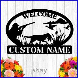 Custom Duck Hunting Sign, Metal Duck Hunting Sign, Duck Hunting Gift, Hunter Gift