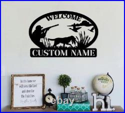 Custom Duck Hunting Sign, Metal Duck Hunting Sign, Duck Hunting Gift, Hunter Gift