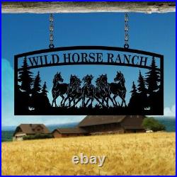 Custom Metal Horse Stall, Horse Farm Metal Sign, Personalized Barn Sign