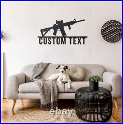 Custom Metal Sign, Address Sign, Gun Name sign, Custom Gun Sign Home Decor