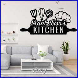 Customized Kitchen Metal Sign, Kitchen Sign, Kitchen Wall Art, Kitchen Decor