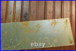 DRINK LIME COLA PAINTED METAL MALT SHOP DEALER SIGN VINTAGE 1950s 3 x 12 SODA