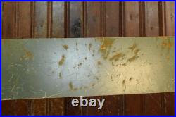 DRINK LIME COLA PAINTED METAL MALT SHOP DEALER SIGN VINTAGE 1950s 3 x 12 SODA