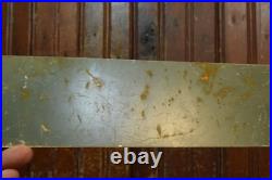 DRINK LIME COLA PAINTED METAL MALT SHOP DEALER SIGN VINTAGE 1950s 3 x 12 SODA