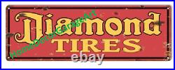 Diamond Tires, Metal Sign, Vintage Style Garage Art HDGA Diamond Tires, Metal Sign, Vintage Style Garage Art HDGA