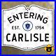Entering_Carlisle_Massachusetts_city_limit_highway_marker_road_sign_1950_36x32_01_flsx