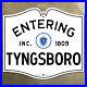 Entering_Tyngsboro_Massachusetts_city_limit_highway_marker_road_sign_1950_36x32_01_hvr