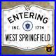 Entering_West_Springfield_Massachusetts_city_limit_highway_road_sign_1950_18x16_01_hew