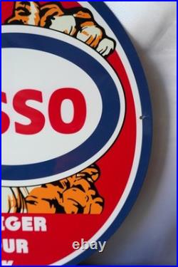 Esso Put a Tiger in Your Tank Red Edition Vintage Metal Sign 50 cm (19.7)