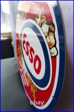 Esso Put a Tiger in Your Tank Red Edition Vintage Metal Sign 50 cm (19.7)