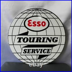 Esso Touring Service Globe Edition Vintage Metal Sign 50 cm (19.7)