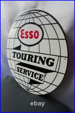 Esso Touring Service Globe Edition Vintage Metal Sign 50 cm (19.7)