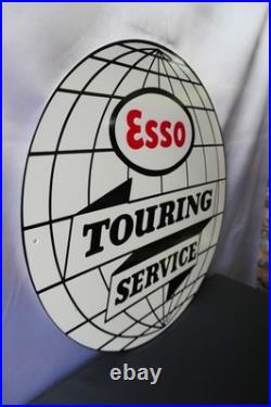 Esso Touring Service Globe Edition Vintage Metal Sign 50 cm (19.7)