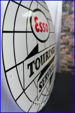 Esso Touring Service Globe Edition Vintage Metal Sign 50 cm (19.7)