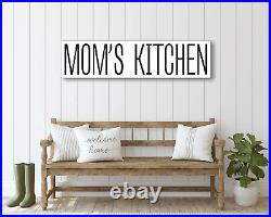 Farmhouse Kitchen Large Metal Sign Mother's Day Gift Kitchen Rustic Wall Decor