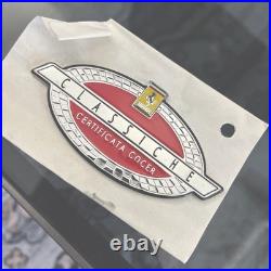 Ferrari Classiche sign, Ferrari vintage sign, Ferrari metal decor 27.5 inc