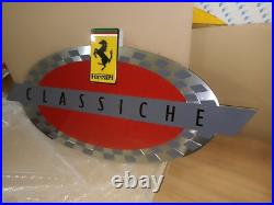 Ferrari Classiche sign, Ferrari vintage sign, Ferrari metal decor 27.5 inc Ferrari Classiche sign, Ferrari vintage sign, Ferrari metal decor 27.5 inc