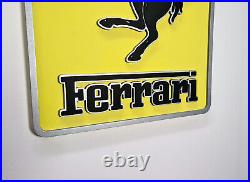 Ferrari Motor Vehicle Wall Plaque Wooden Sign Art Car Garage Scuderia Man Cave