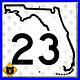 Florida_State_Road_23_route_highway_marker_sign_Jacksonville_1948_12x12_01_wfwt