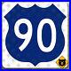 Florida_US_Route_90_highway_road_sign_blue_1956_12x12_Jacksonville_Tallahassee_01_fg
