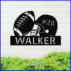 Football Name Sign