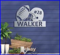 Football Name Sign