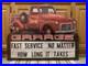 Garage_Metal_Sign_Red_Truck_Tools_Parts_Gas_Oil_Fast_Service_Vintage_Style_Decor_01_lf