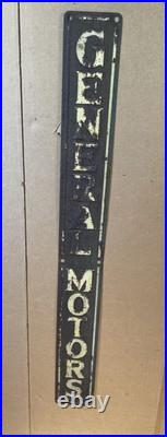 General Motors Metal Sign Antique Vintage Old Style Man Cave 13G42