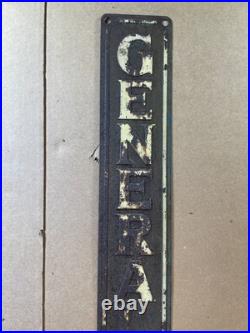General Motors Metal Sign Antique Vintage Old Style Man Cave 13G42