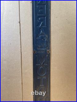 General Motors Metal Sign Antique Vintage Old Style Man Cave 13G42