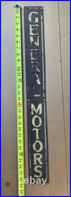 General Motors Metal Sign Antique Vintage Old Style Man Cave 13G42