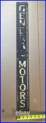 General Motors Metal Sign Antique Vintage Old Style Man Cave 13G42