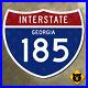 Georgia_Interstate_185_highway_road_sign_1961_shield_28x24_01_qvtd