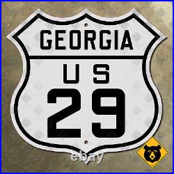 Georgia US Route 29 highway marker road sign shield 1926 Atlanta Athens 16x16