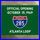 Georgia_interstate_285_Atlanta_Loop_highway_road_sign_opening_1969_40x32_01_iod