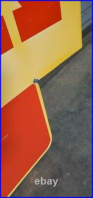 Giant 3' X4' Vintage Metal & Enamel We Sell Kodak Film Sign (pk)