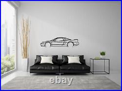 HONDA ACURA NSX Silhouette Steel Wall Decor Decoration V6 VTEC TARGA LIFT NSX-R