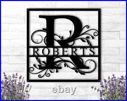 HOT! Personalized Metal Sign Wedding Gift, New Home Gift for Couples Wall Decor