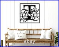 HOT! Personalized Metal Sign Wedding Gift, New Home Gift for Couples Wall Decor
