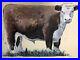 HUGE_Vintage_Painted_Metal_AF_MOYER_BEEF_PACKERS_12_Sign_Cow_HEREFORD_Cattle_01_oyt
